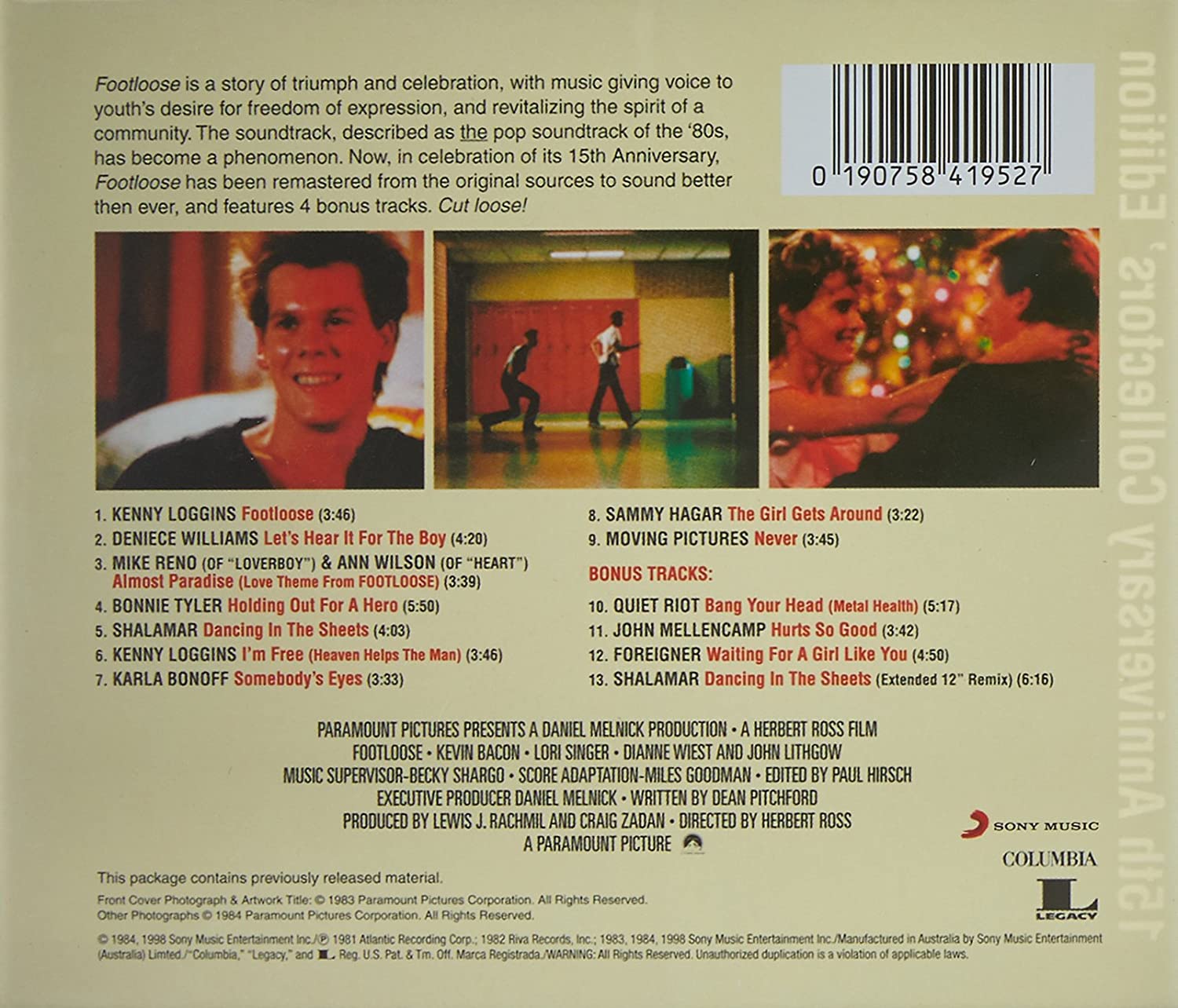 Footloose (Sony Gold Series) (Original Soundtrack)