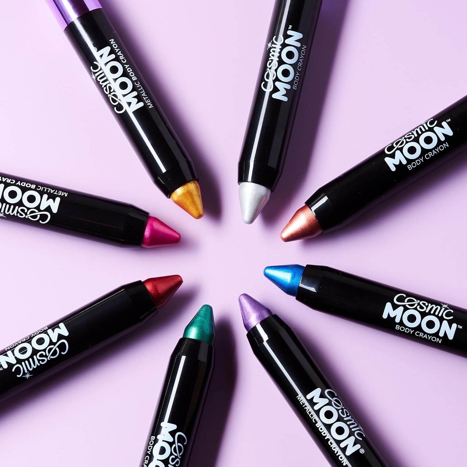 Smiffys Cosmic Moon Metallic Body Crayon, Gold