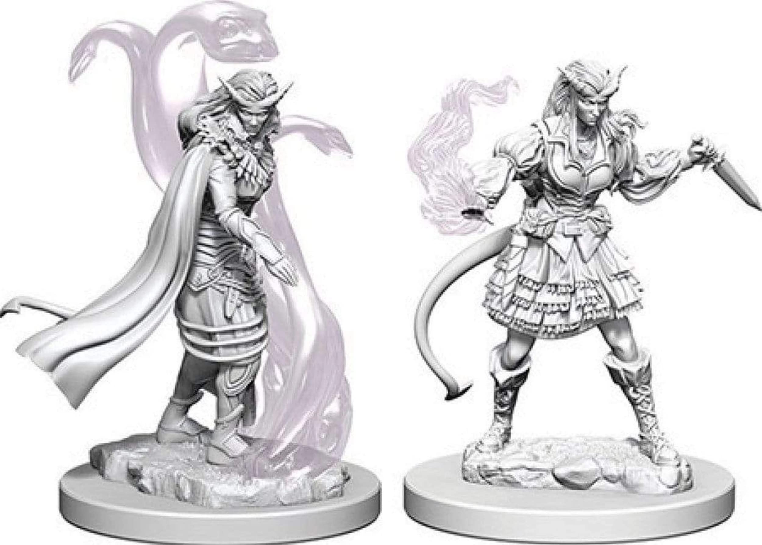 NECA D&d Nolzur's Marvelous Unpainted: Tiefling Female Sorcerer