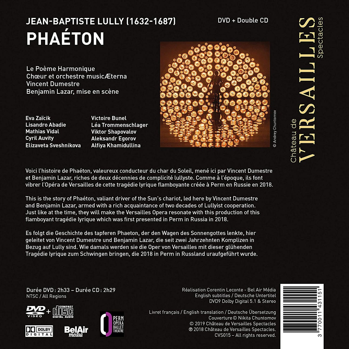 Le Poème Harmonique package (all Regions NTSC)