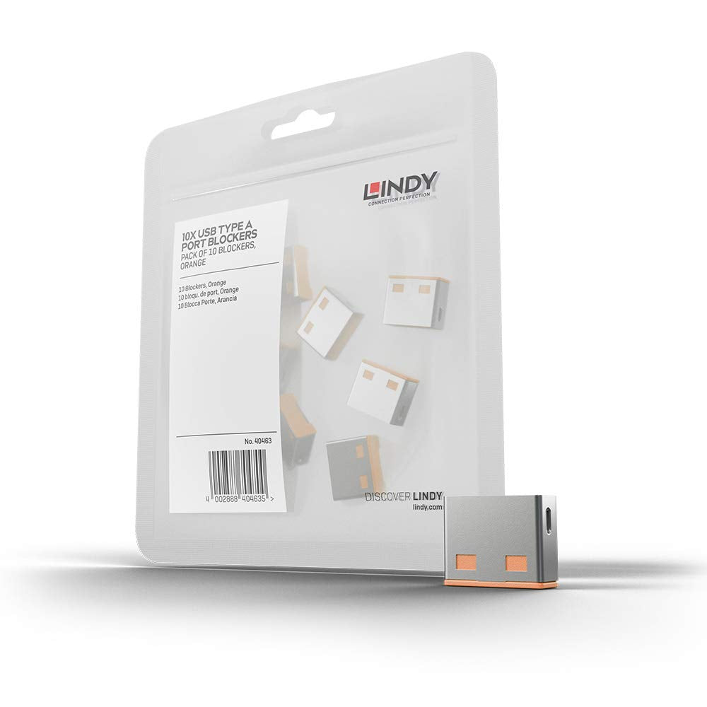 LINDY USB Port Blocker (without key) - Pack of 10 Colour Code: