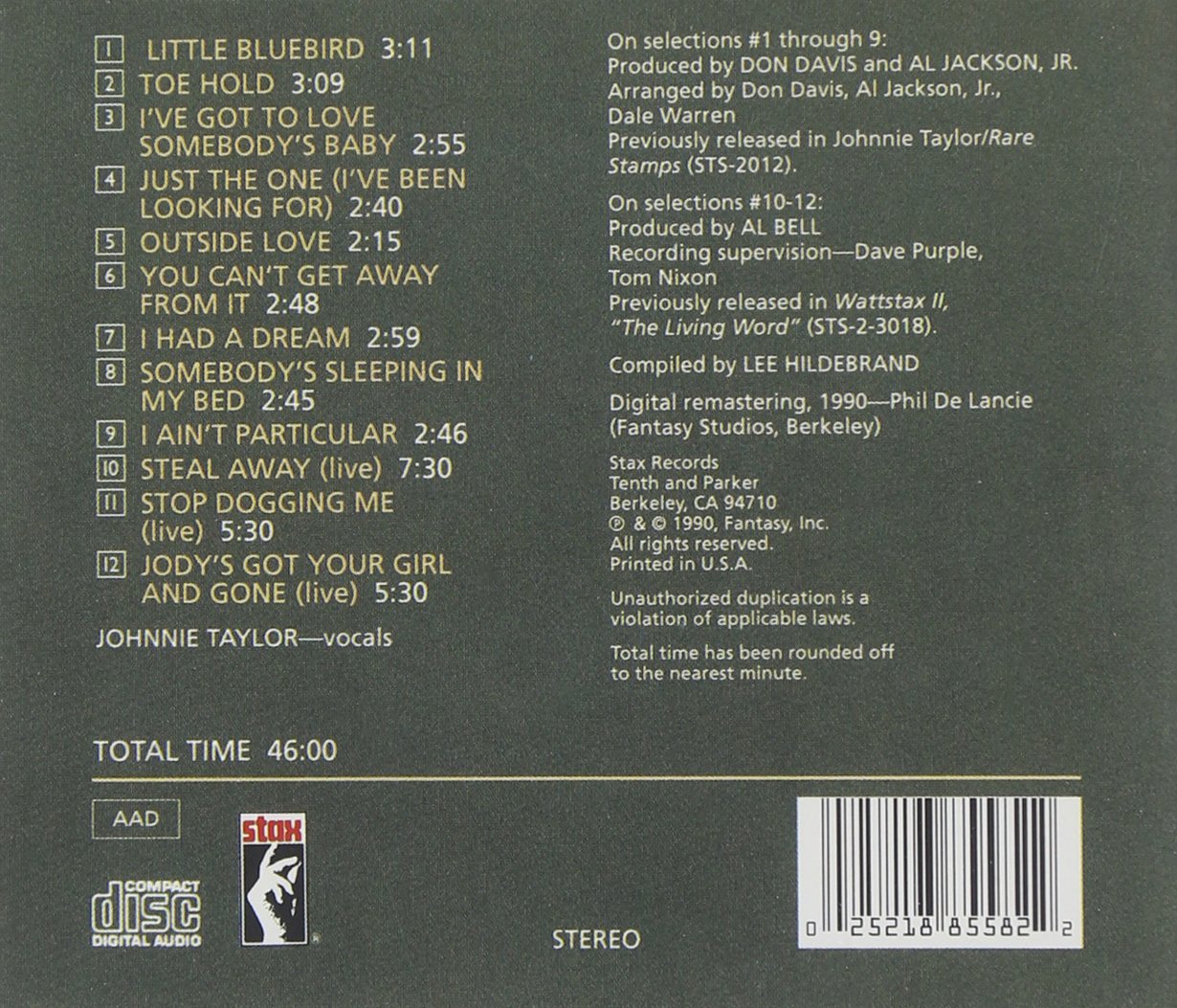 Johnnie Taylor-Little Bluebird