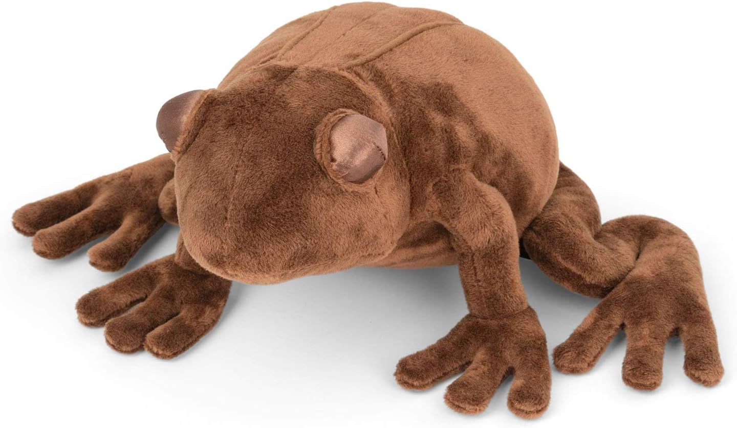 The Noble Collection Chocolate Frog Plush & Pillow Officially Licensed 14in (36cm) Harry Potter Toy Dolls Chocolate Frog Plush - Embroidered Pillow - For Kids & Adults