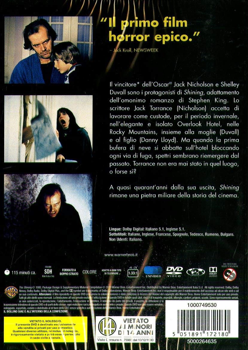Shining - WARNER BROS. HORROR MANIACS