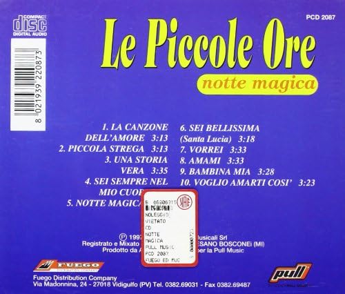 Le Piccole Ore-Notte Magica