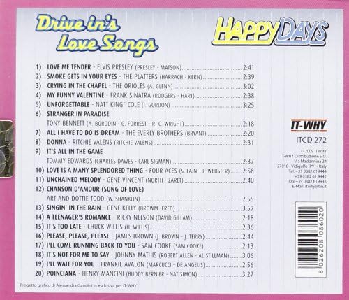 Happy Day Collect. Drive In's Love Songs
