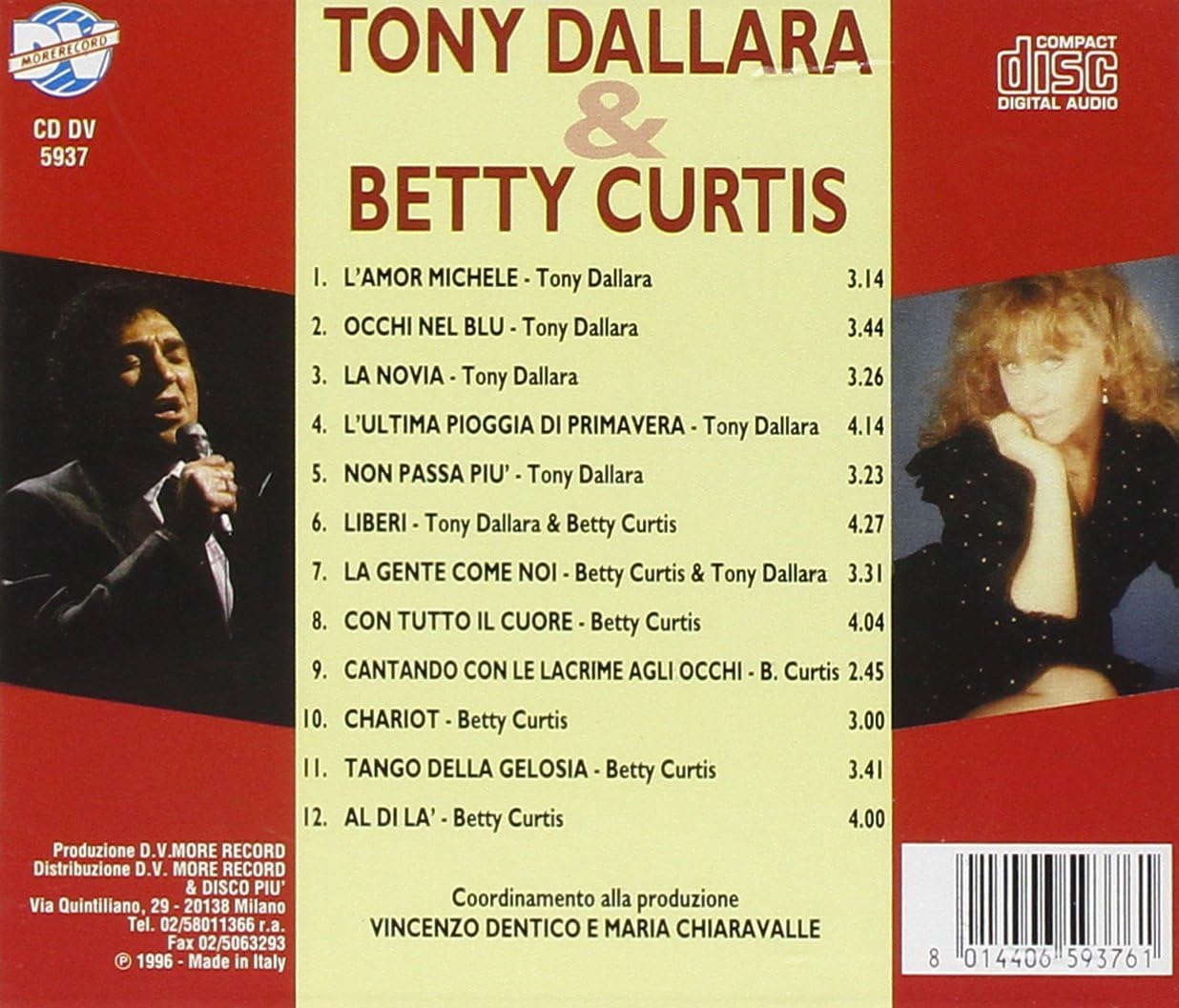 Tony Dallara & Betty Curtys