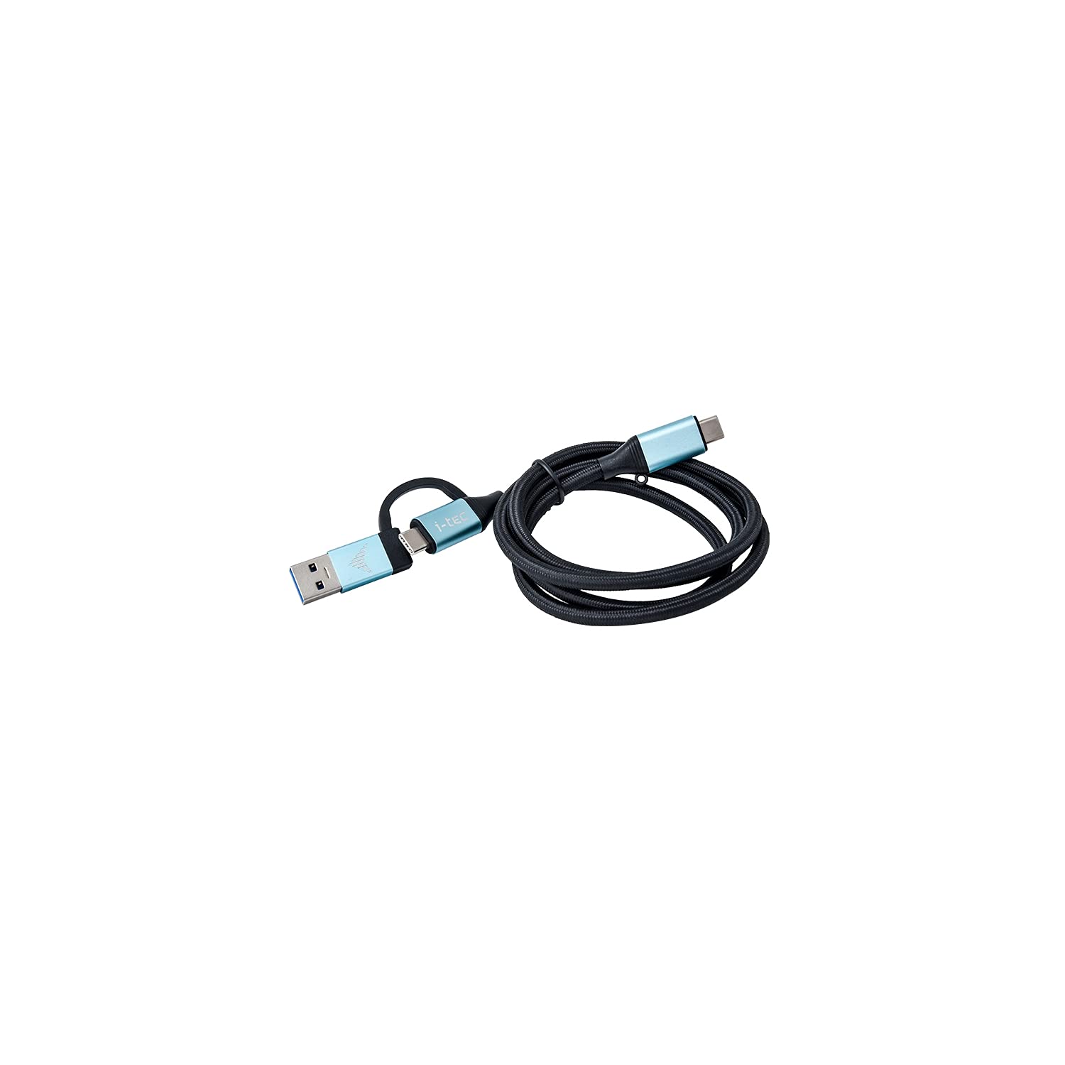 i-tec USB-C to USB-C Cable with Integrated USB 3.0 Adapter, 1m