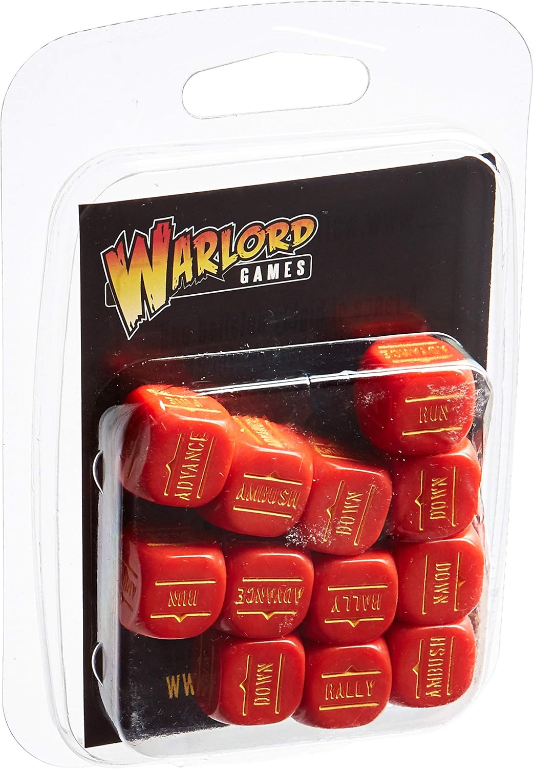 Warlord Games WGB-DICE-15 Zubehör, Rot