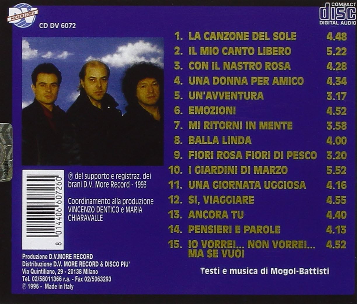 I Successi di Lucio Battisti