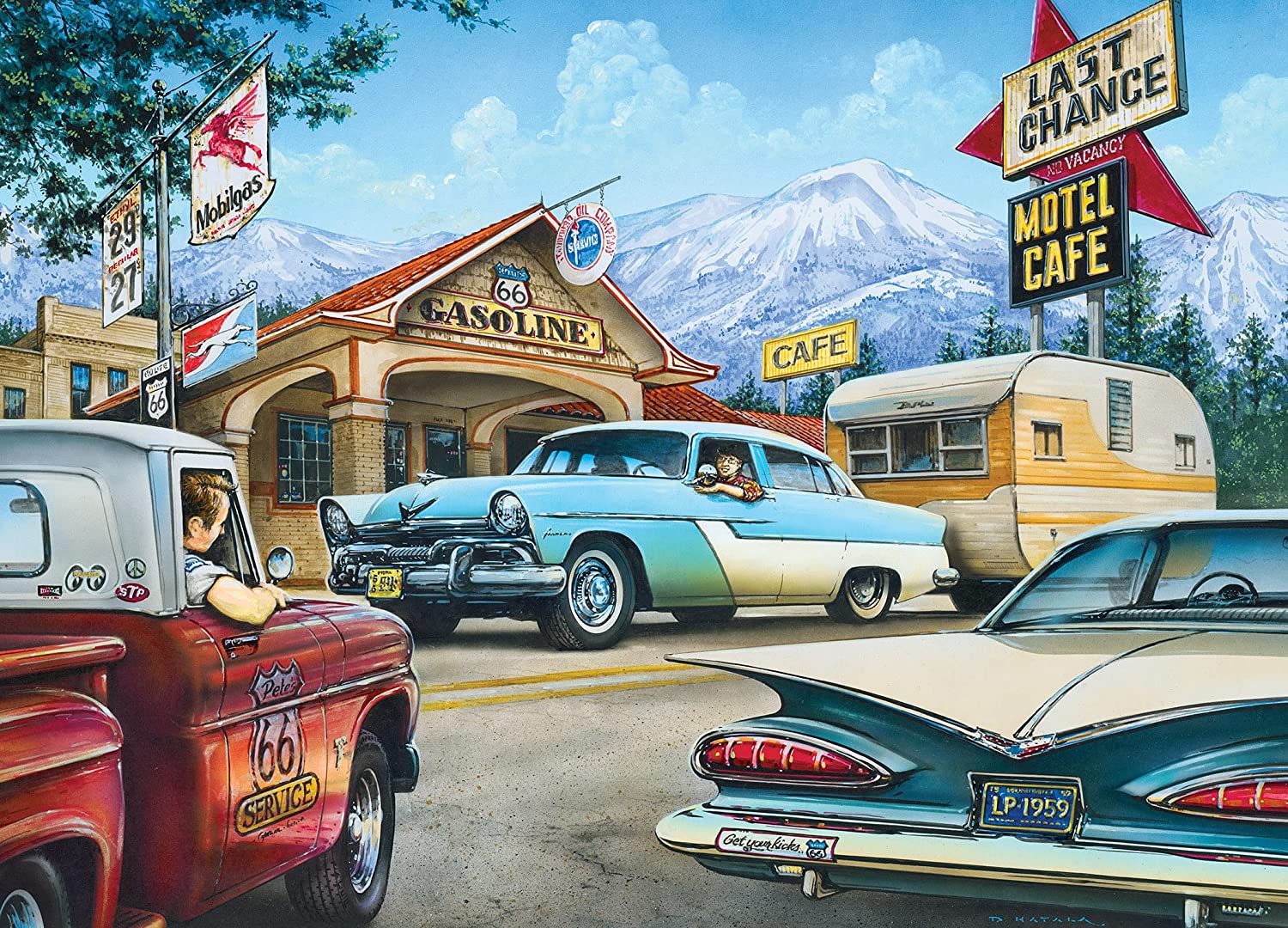 MasterPieces 71734 Jigsaw Puzzle, On the Road Again, 1000