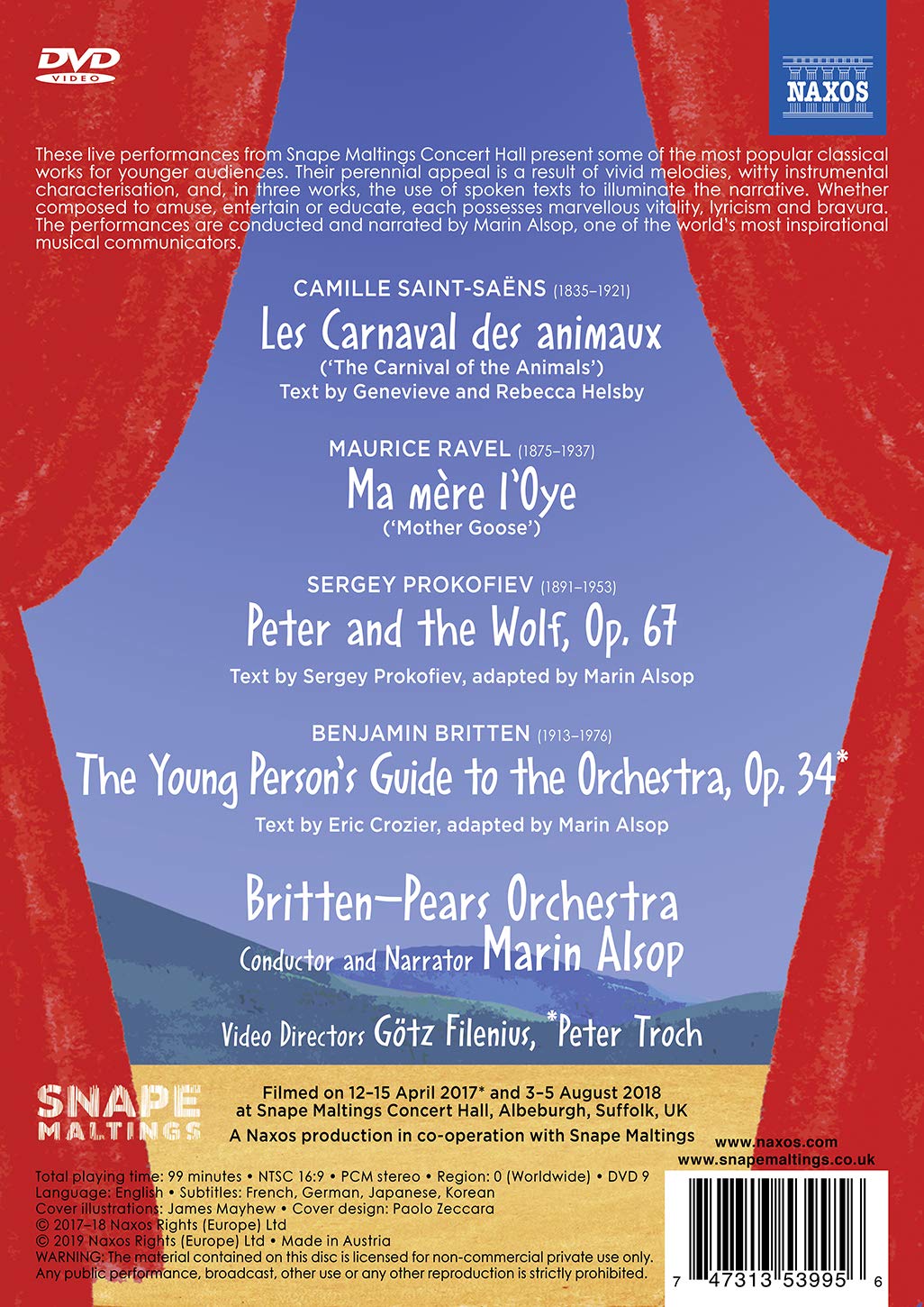 Carnival of the Animals: Britten-Pears Orchestra (Alsop)