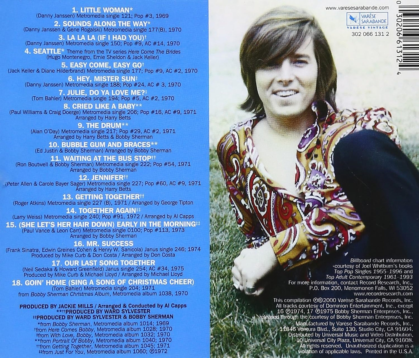 Very Best Of Bobby Sherman