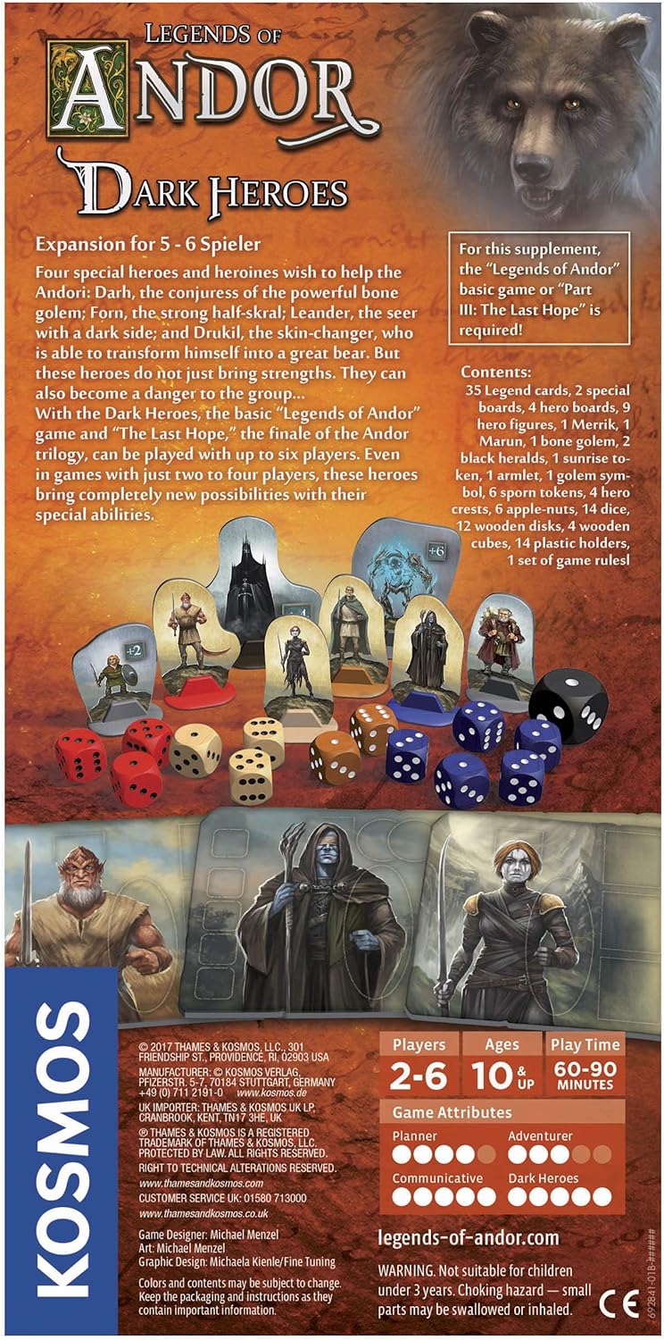 Legends of Andor : Dark Heroes (Expansion Pack