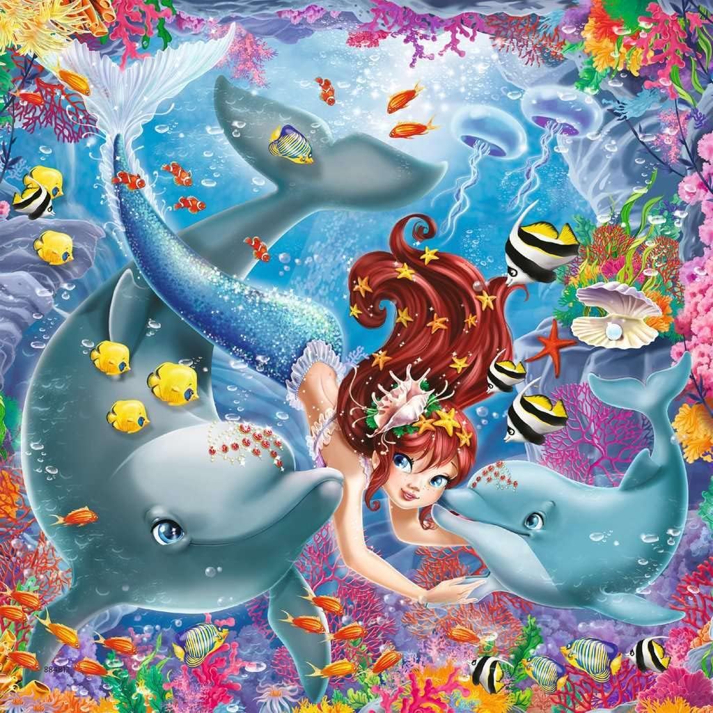 Ravensburger 08063 Ravensburger 08063 Children's Puzzle Enchanting Mermaids Children's Puzzle