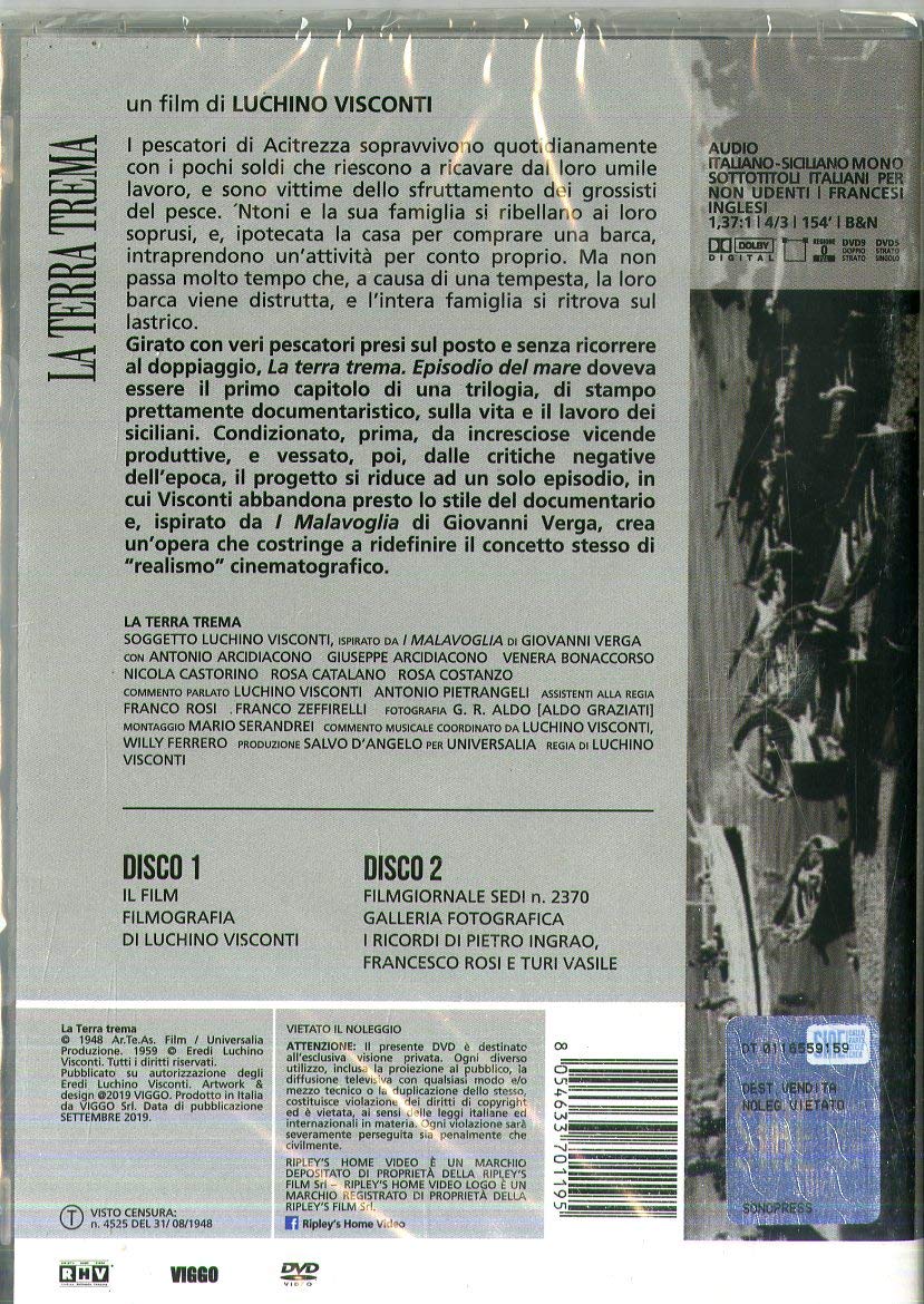 La terra trema (IMPORT) (No English version