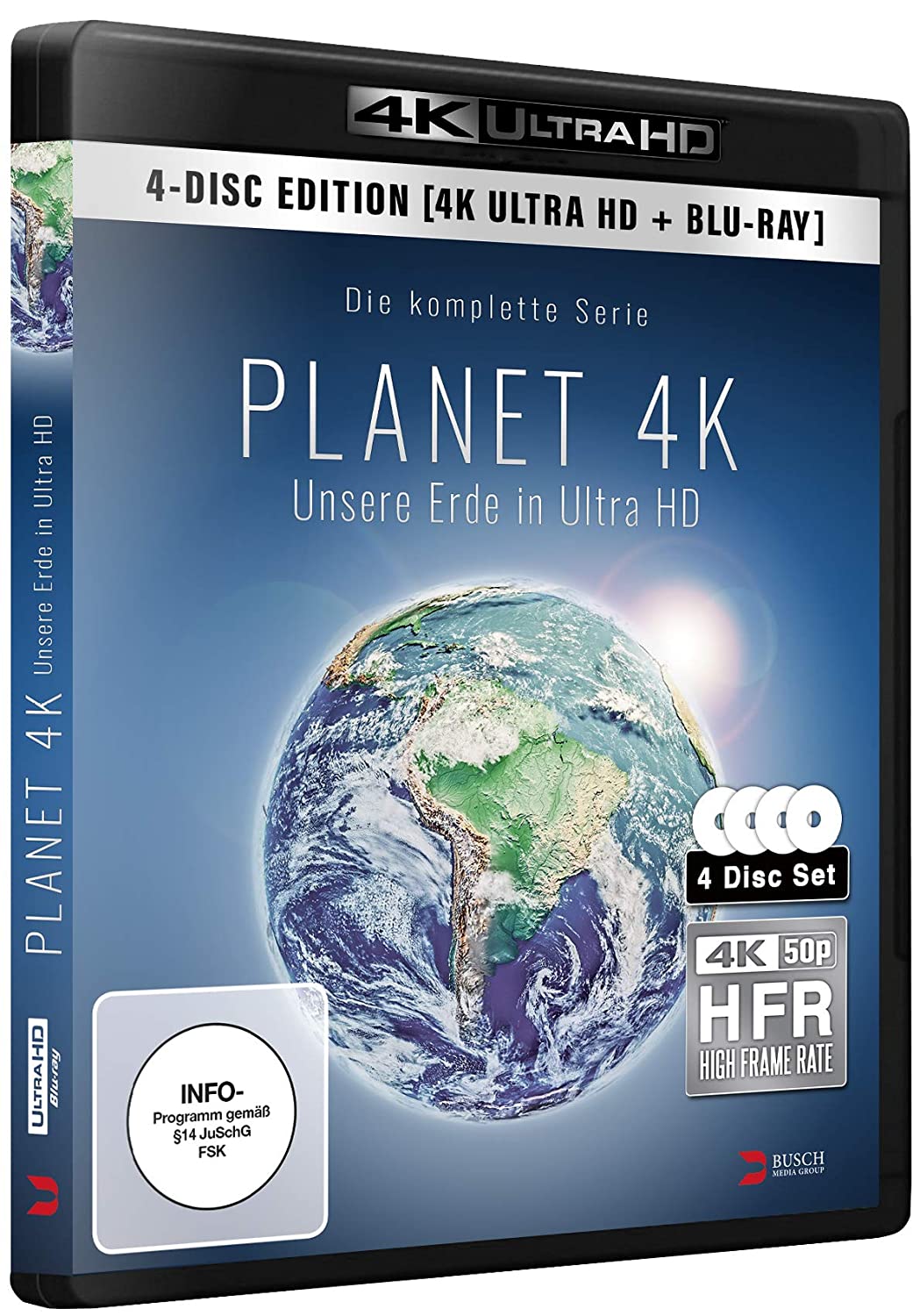 Planet 4K - Unsere Erde in Ultra-HD (2 x 4K Ultra-HD-BD + 2 x BD)