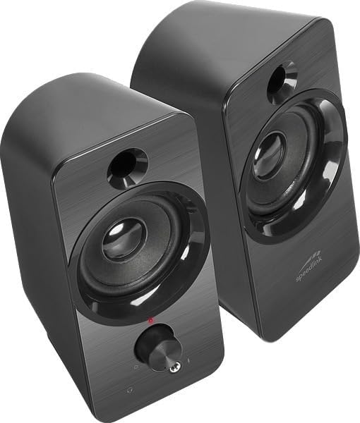 Speedlink Daroc USB-Powered Stereo Speaker, 3.5mm Stereo Jack Audio