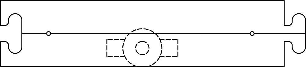 Faller 161911 H0 Laser Street straight rail track