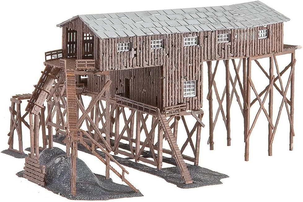 Faller - Edificio Industrial de modelismo ferroviario (10.6x20x18.5 cm