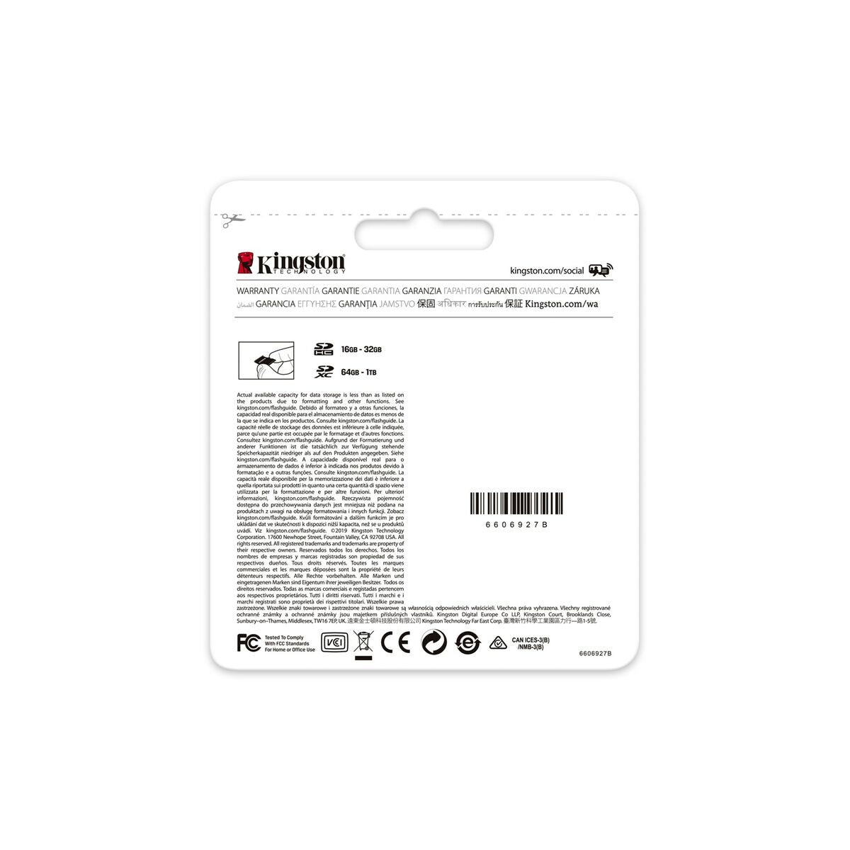 Kingston Canvas Select Plus SD - SDS2/64GB Class 10 UHS-I