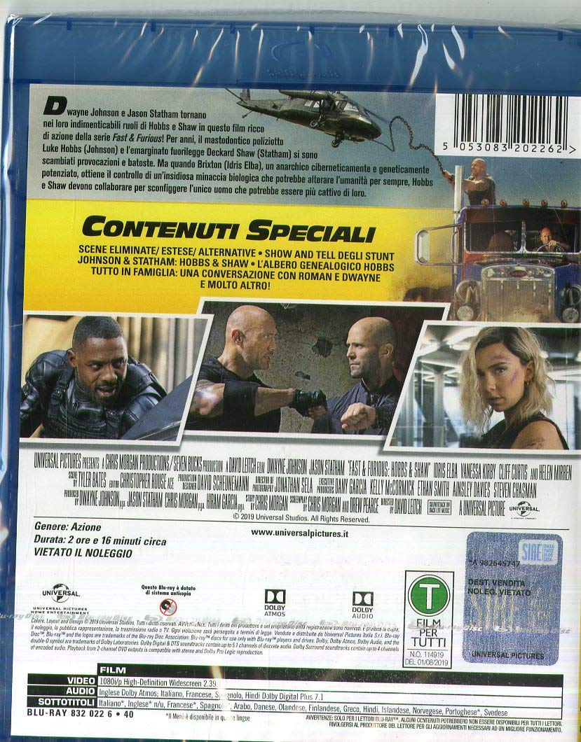Fast & Furious Hobbs & Shaw