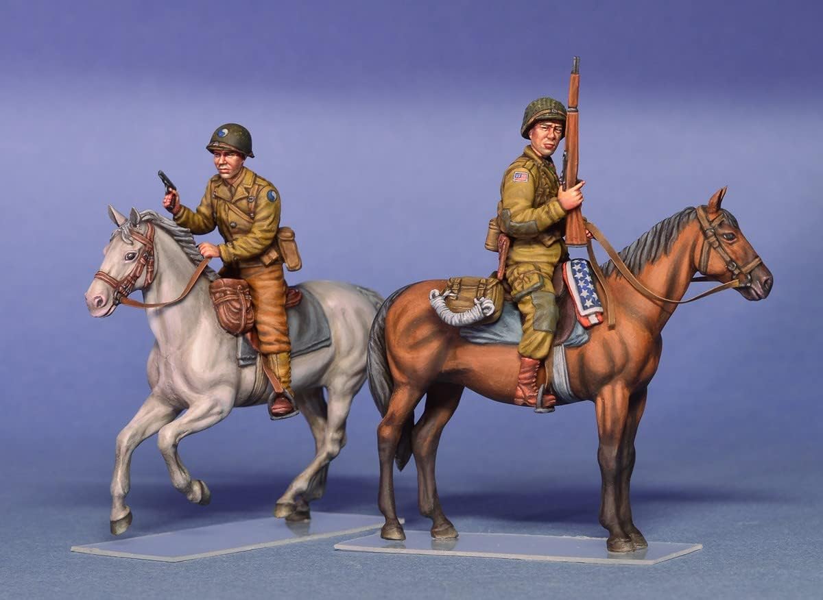 Miniart MIN35151 U.S.Horsemen, Normandy 1944 Model Kit, Various, Mittel