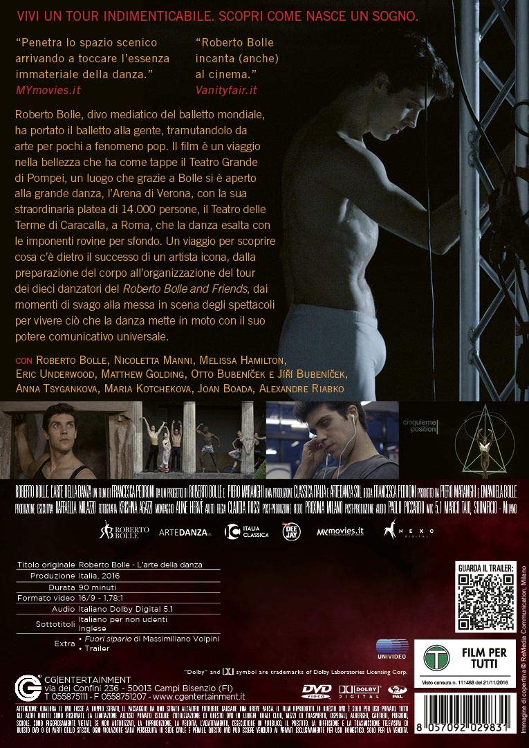 Dvd - Roberto Bolle: L'Arte Della Danza (1 DVD