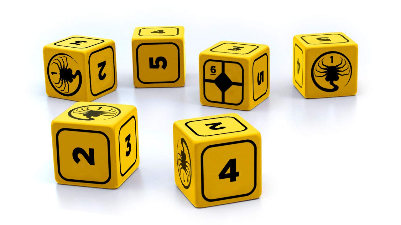 Modiphius Entertainment Role Playing Game Alien RPG: Stress Dice Set