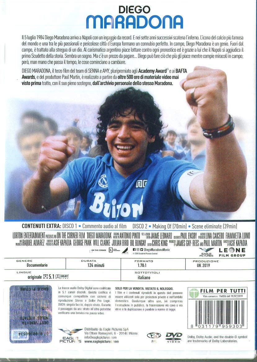 Diego Maradona (2 Dvd+Booklet+Segnalibro)