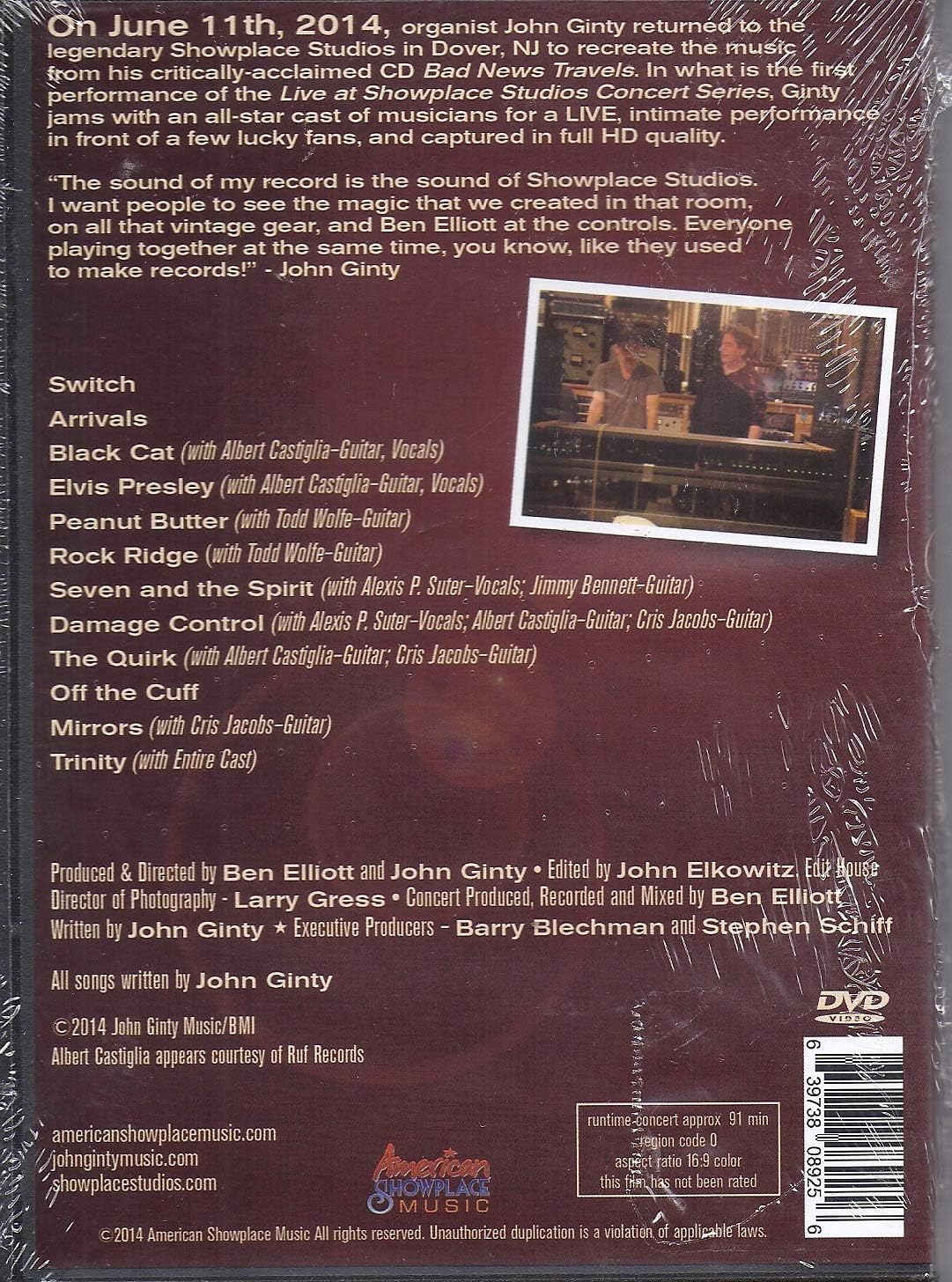 John Ginty -Bad News Travels Live