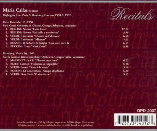 Evening with Maria Callas, Vol.3