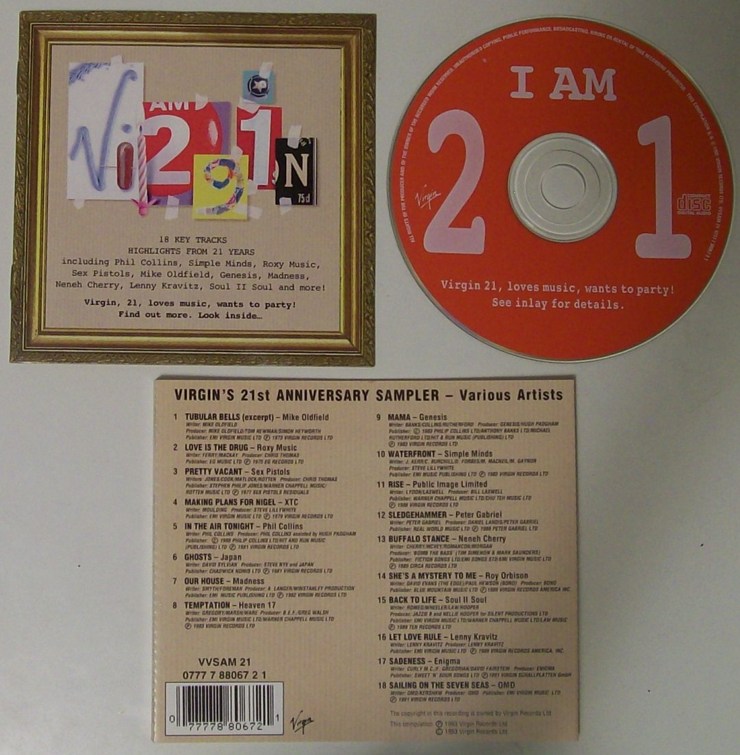 Virgin’s 21st Anniversary Sampler