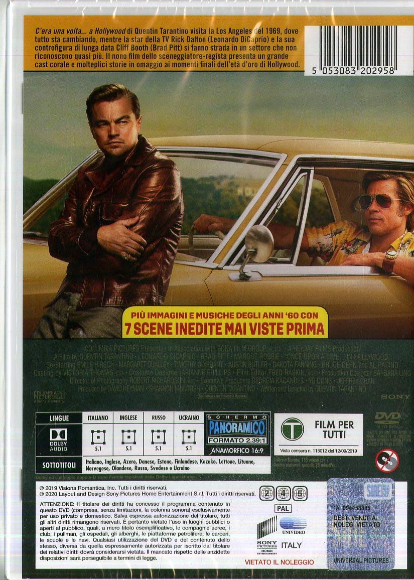 C'Era Una Volta A Hollywood