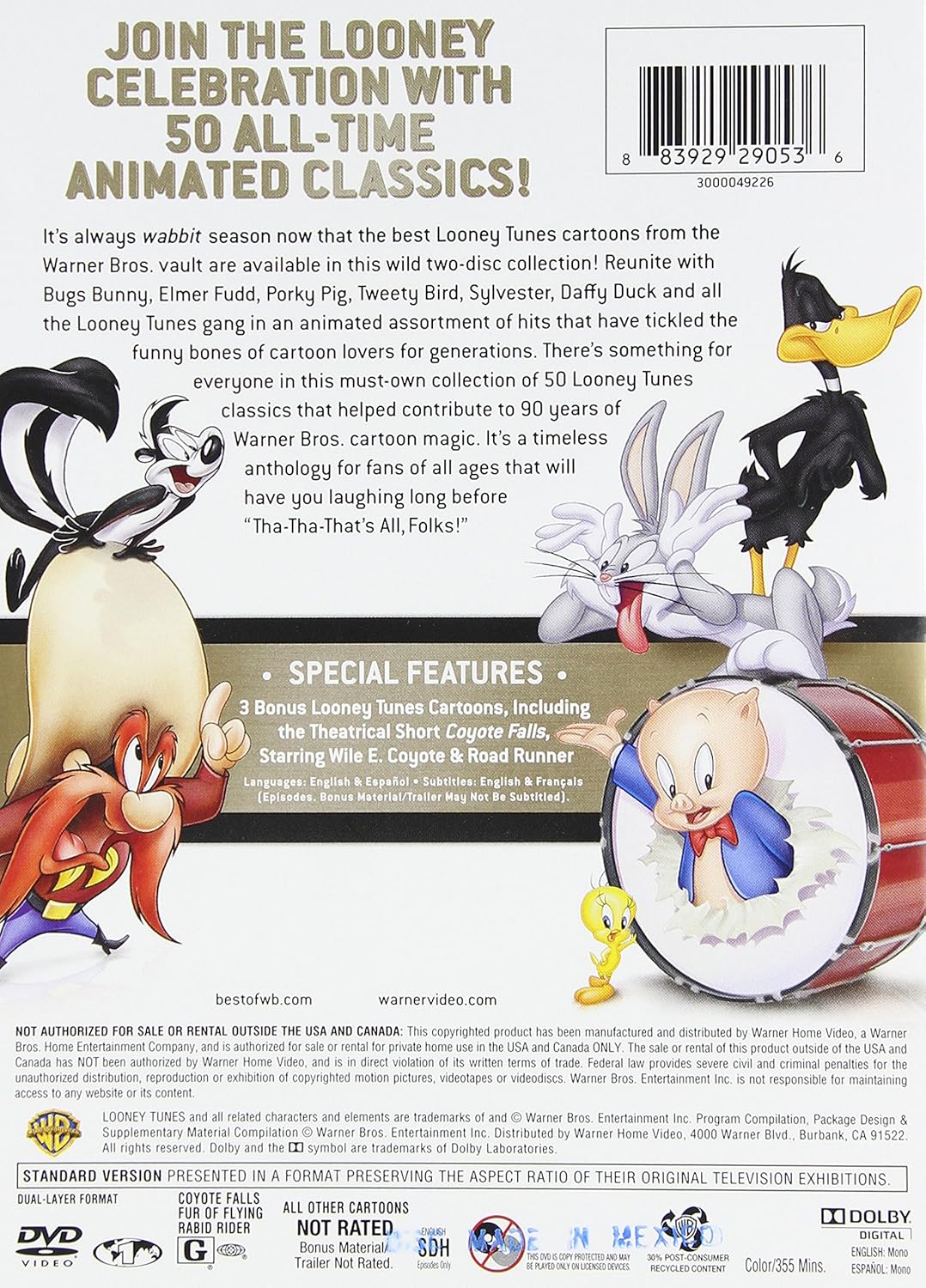 Best of Warner Bros 50 Cartoon Collection - Looney