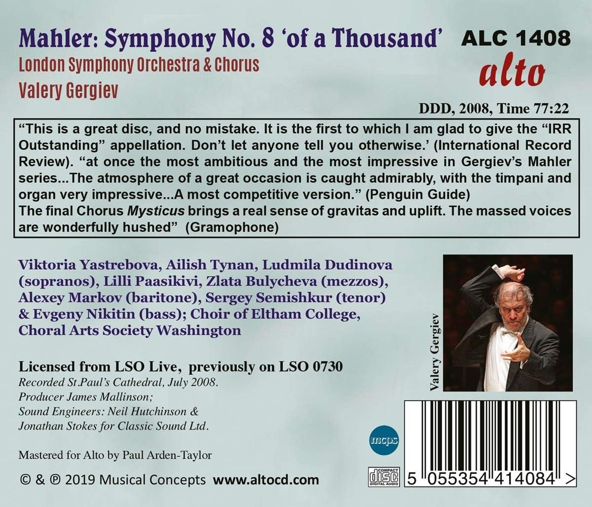 Mahler: Symphony No. 8 of A Thousand