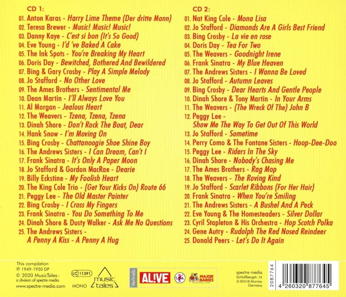 The hits of the year 1950