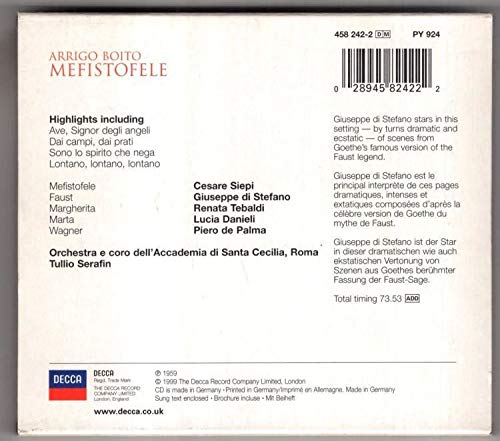 Boito: Mefistofele highlights