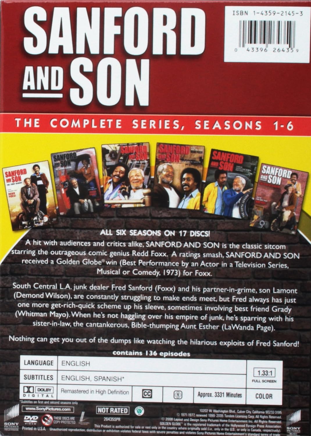 Sanford and Son: The Complete Series (Slim Packaging)