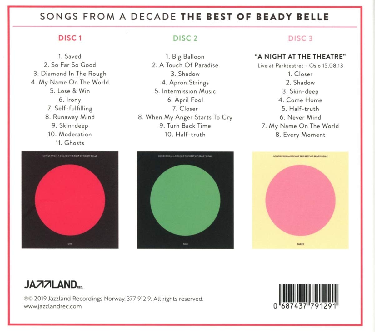 Songs from a Decade-the Best of Beady Belle