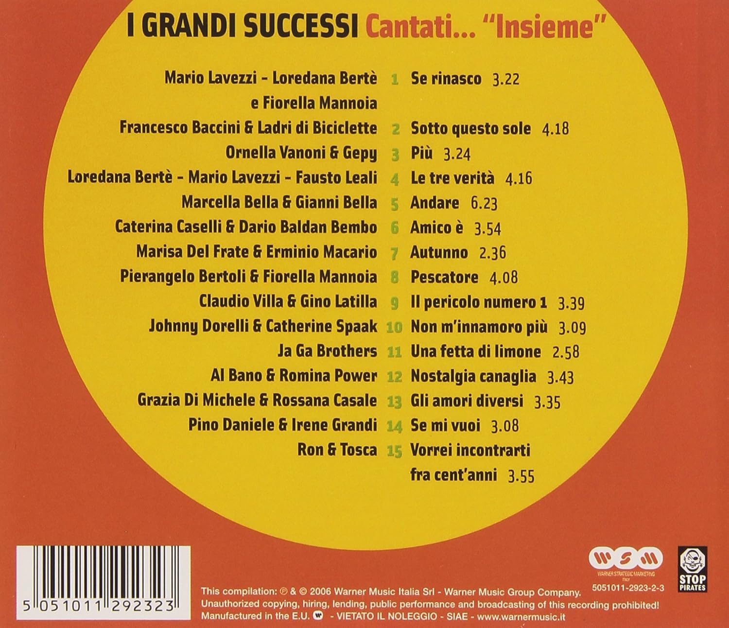 I Grandi Successi Cantati 'Insieme'