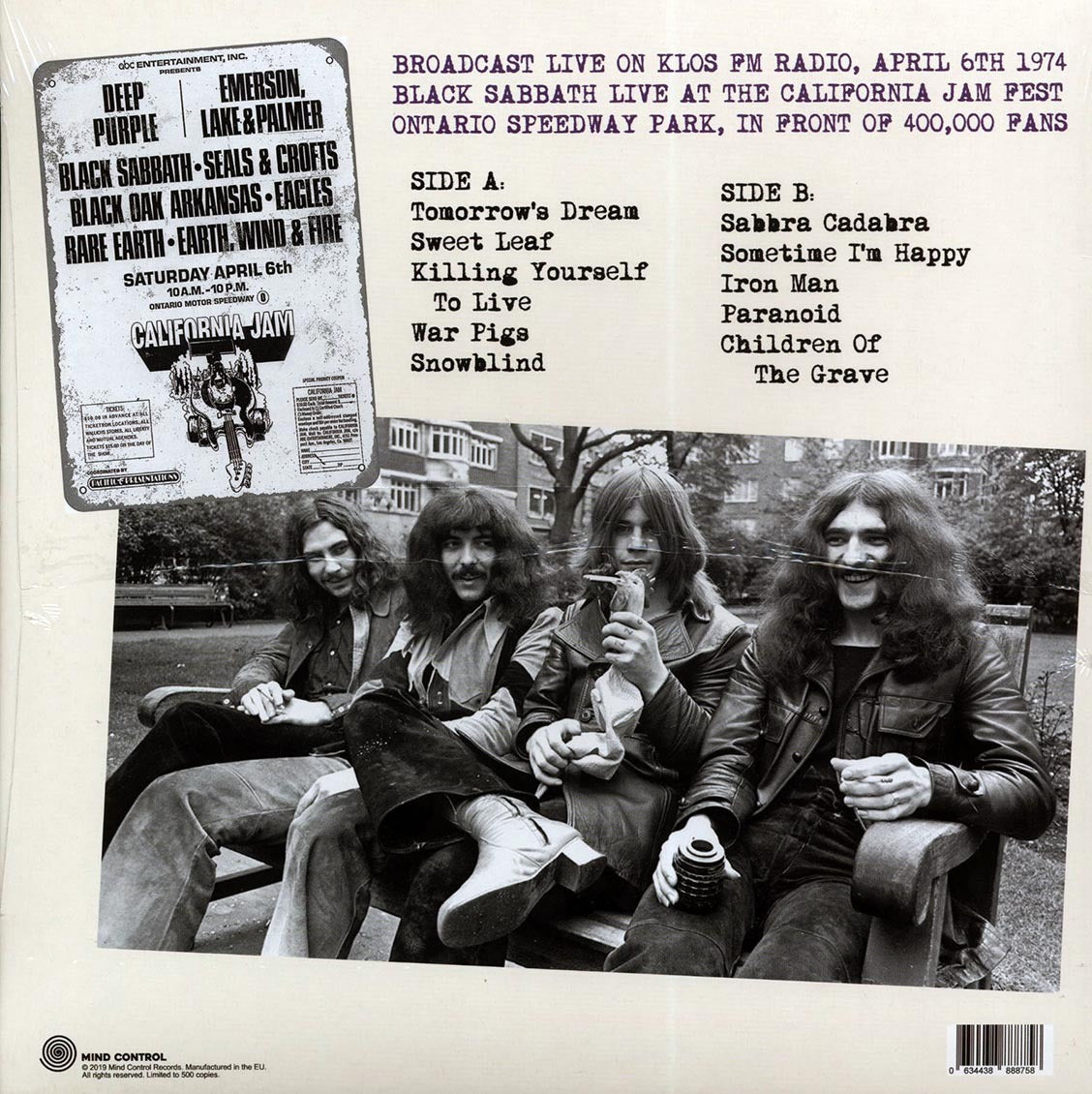 Live from the Ontario Speedway Park, April 6th 1974: KLOS-FM Broadcast