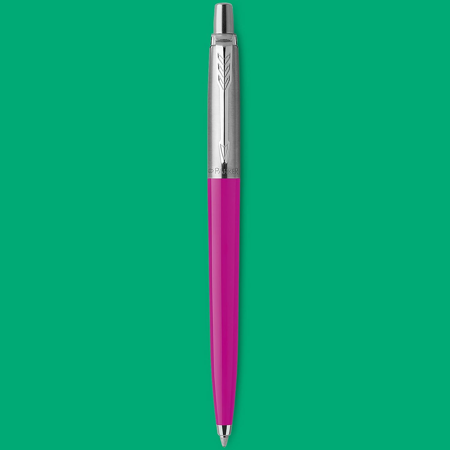 Parker Jotter Originals Ballpoint Pen | Classic Magenta Finish | Medium Point | Blue Ink | 1 Count