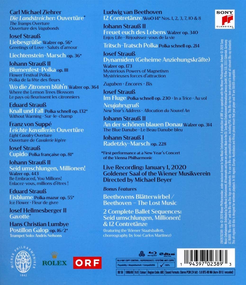 Sony Neujahrskonzert 2020 / New Year's Concert 2020 - Andris Nelsons