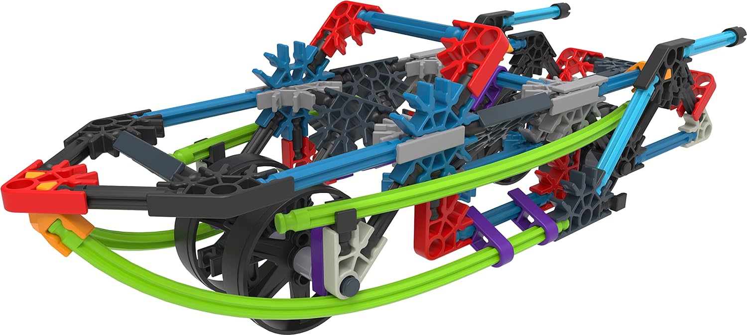 K'NEX | Rad Rides Building Set 12 Model | Educational Fun and Construction Toys for Boys and Girls, 206 Piece Stem Learning Kit, Engineering for Kids, for Children Ages 7+ | Basic fun 15214 Single