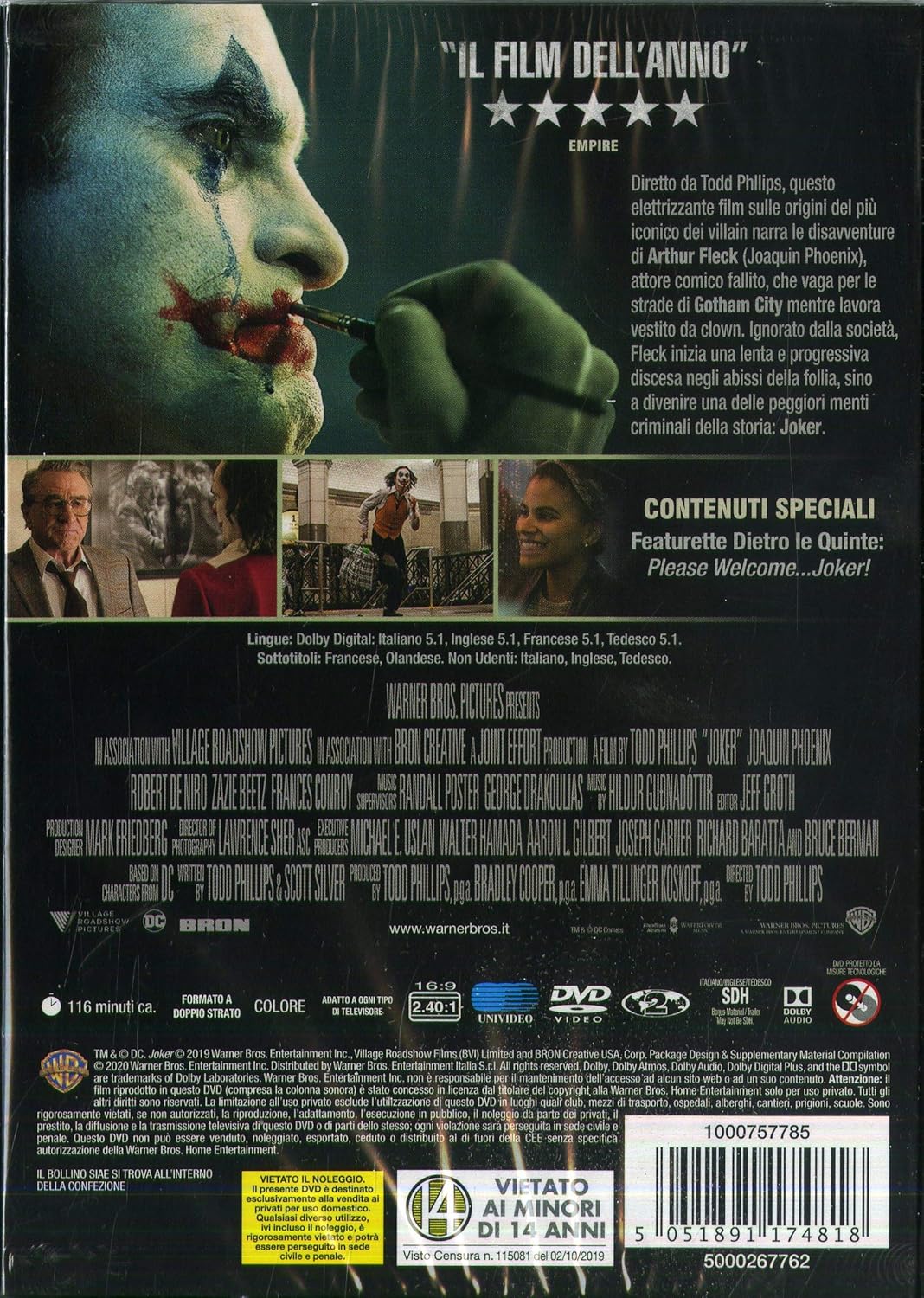 Joker Con CD Soundtrack (Dv+CD