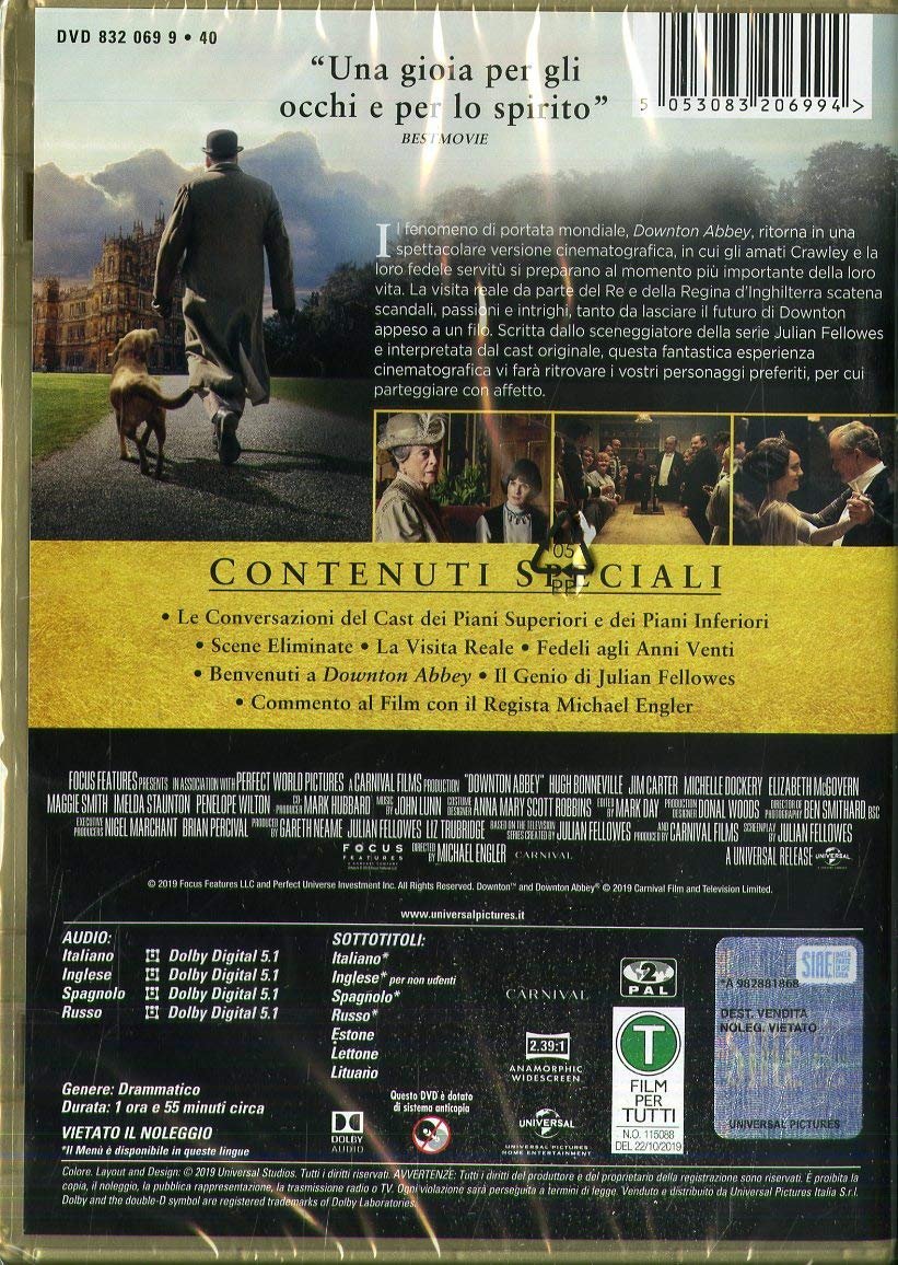 Dvd - Downton Abbey (1 DVD