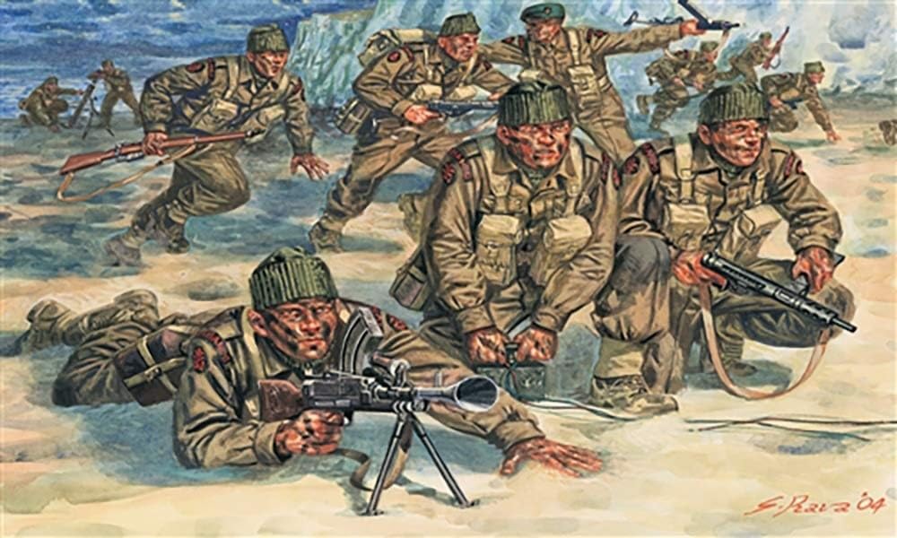 The Hobby Company Italeri 1: 72 510006064 – WW2 British commandos troops.