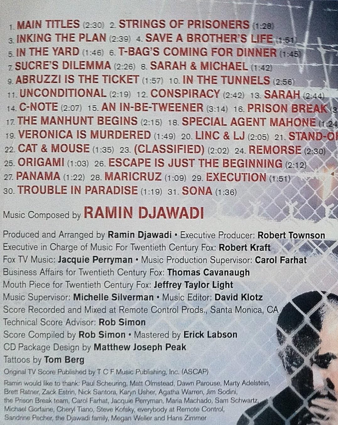 Prison Break Soundtrack