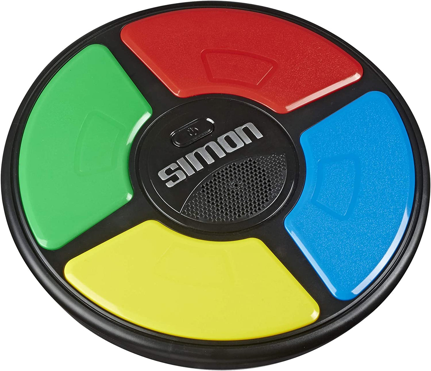 Simon Spiel, elektronisches Spiel für Kinder ab 8 Jahren, Spiel mit Lichtern und Geräuschen, klassisches Hasbro Spielprinzip für Konzentration, Reisespielzeug für die ganze Familie für unterwegs